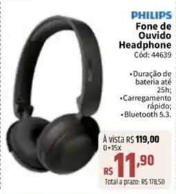 Deltasul Philips fone de ouvido headphone oferta
