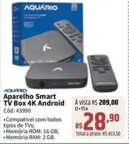 Deltasul Aparelho Smart TV Box 4K Android oferta