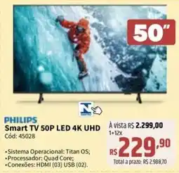 Deltasul Philips smart TV 50P LED 4K UHD oferta