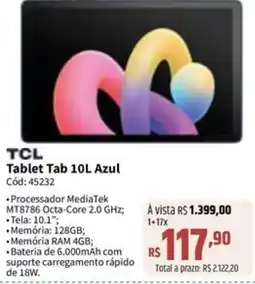 Deltasul TCL tablet 10L azul oferta