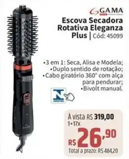 Deltasul Escova secadora rotativa eleganza plus oferta