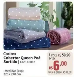 Deltasul Cobertor Queen Poá Sortido oferta