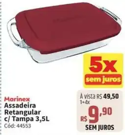 Deltasul Marive Assadeira retangular c/ tampa oferta