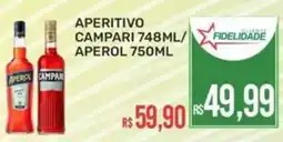 Calvi Supermercados Aperitivo Campari 748ml/ Aperol 750ml oferta