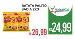 Calvi Supermercados batata palito sadia oferta