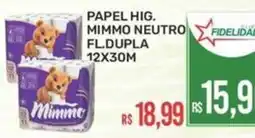 Calvi Supermercados Papel hig. mimmo neutro oferta