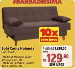 Deltasul Sofá Cama Holanda oferta