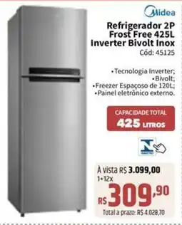 Deltasul Refrigerador 2P Frost Free Inverter Bivolt Inox oferta