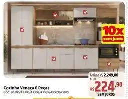 Deltasul Cozinha venezia 6 peças oferta