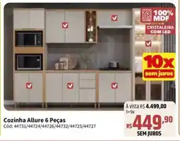 Deltasul Cozinha Allure 6 Peças oferta