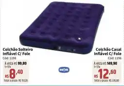Deltasul Colchão Solteiro Inflável C/ Fole oferta