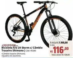 Deltasul Bicicleta Aro 29 Storm C/ Câmbio Traseiro Shimano oferta