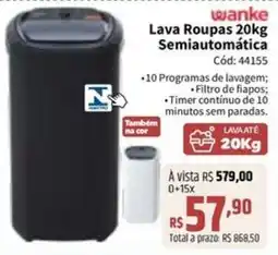 Deltasul Lava Roupas 20kg Semiautomática oferta