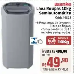 Deltasul Lava roupas semiautomática oferta