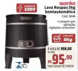 Deltasul Lava Roupas 5kg Semiautomática oferta