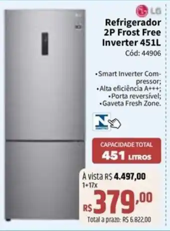 Refrigerador 2P Frost Free Inverter