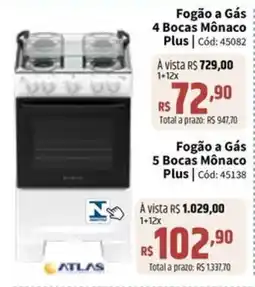 Deltasul Fogão a Gás 4 Bocas Mônaco Plus oferta