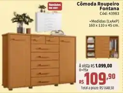 Deltasul Cômoda Roupeiro Fontana oferta