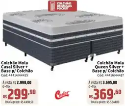 Deltasul Colchão Mola Casal Silver + Base p/ Colchão oferta