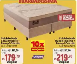 Deltasul Colchão Mola Casal Império base P/colchao oferta