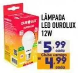 Supermercados Avenida lâmpada led ourolux 12w oferta