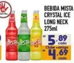 Supermercados Avenida bebida mista crystal ice long neck oferta