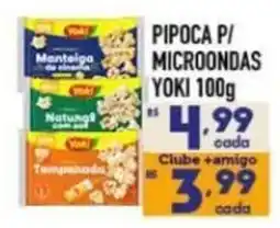 Supermercados Avenida Pipoca p/ microondas yoki 100g oferta