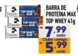 Supermercados Avenida barra de proteína max top whey oferta