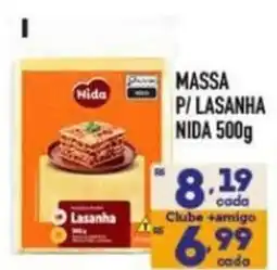 Supermercados Avenida Massa p/ lasanha nida oferta