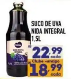 Supermercados Avenida Suco de uva nida integral oferta