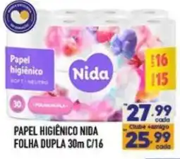 Supermercados Avenida Papel higiênico nida oferta