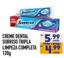 Supermercados Avenida Creme dental sorriso tripla limpeza completa oferta