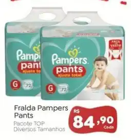 Novo Atacarejo Fralda Pampers Pants oferta