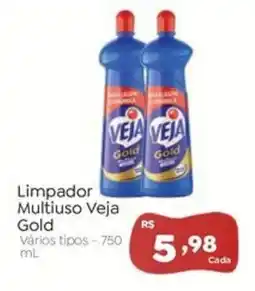 Novo Atacarejo Limpador Multiuso Veja Gold oferta