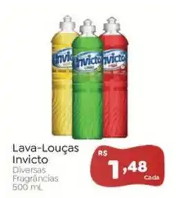 Novo Atacarejo Lava-Louças Invicto Diversas Fragrâncias oferta