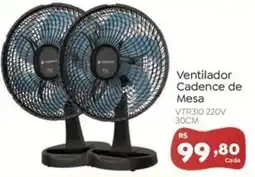 Novo Atacarejo Ventilador Cadence de Mesa oferta