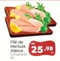 Novo Atacarejo Filé de Merluza Alasca Congelado oferta