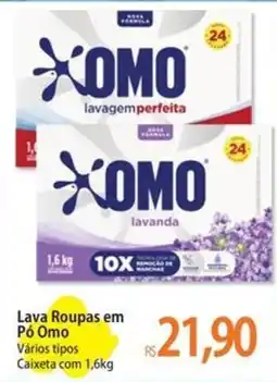 Atacadão Lava Roupas em Pó Omo Vários tipos oferta