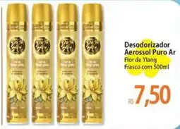 Atacadão Desodorizador Aerossol Puro Ar Flor de Ylang oferta