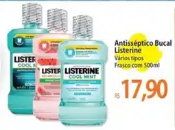 Atacadão Antisséptico bucal listerine vários tipos oferta