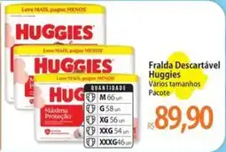 Atacadão Fralda descartável huggies oferta