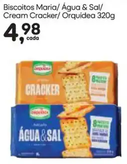 Asun Biscoitos maria/ água & sal/ cream cracker/ orquidea oferta