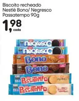 Asun Biscoito recheado Nestlé Bono/ Negresco Passatempo oferta