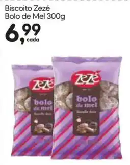 Asun Biscoito Zezé bolo de mel oferta