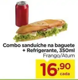 Carrefour Combo sanduíche na baguete frango/atum oferta