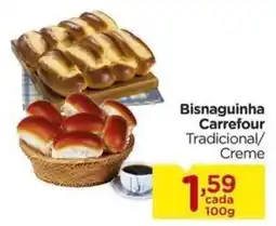 Carrefour Bisnaguinha Carrefour Tradicional/ Creme oferta