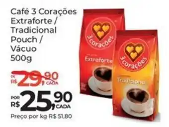 Café 3 Corações Extraforte / Tradicional