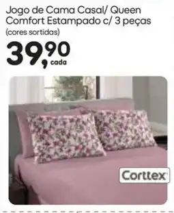 Asun Jogo de Cama Casal/ Queen Comfort Estampado oferta