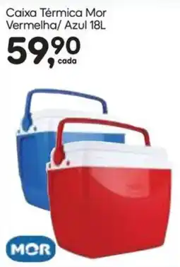 Asun Caixa Térmica Mor Vermelha/ Azul 18L oferta