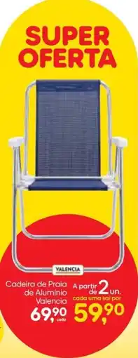 Asun Cadeira de Praia de Alumínio Valencia oferta
